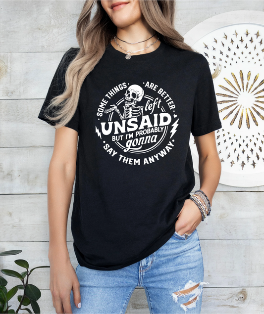 Left Unsaid T shirt