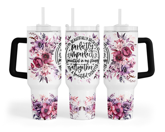 Floral 40oz Tumbler